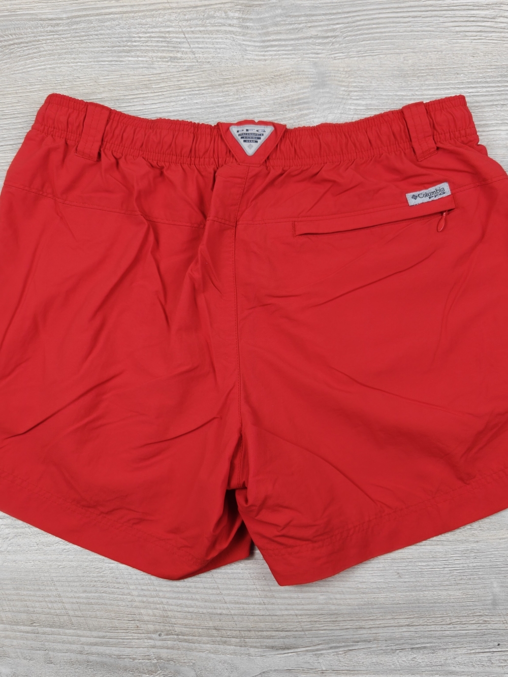 Columbia PFG Backcast II Shorts Red Water Size Medium (M) 4.5" Quick Dry